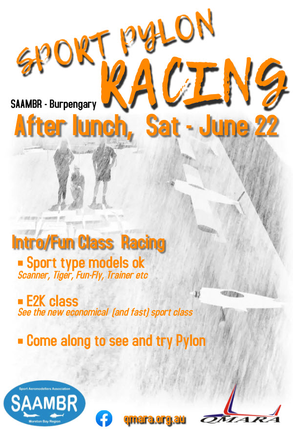Come and try Pylon racing - Jim Gibson field (Burpengary)